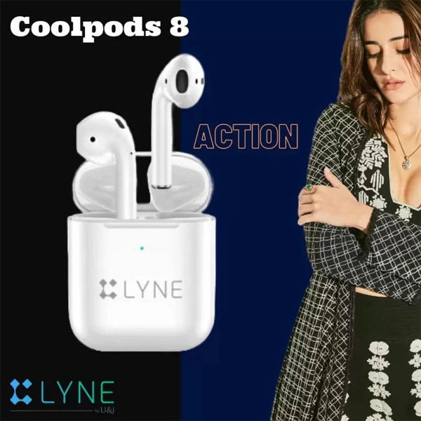 Lyne LYNE Coolpods 8 True Wireless Earbuds - White