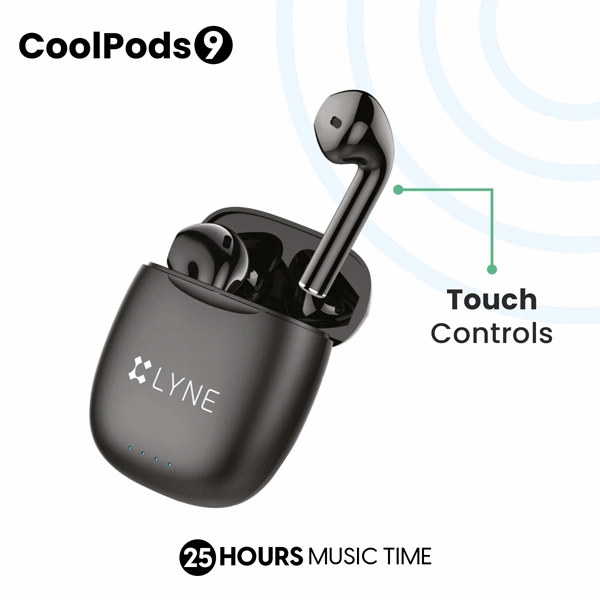 Lyne LYNE Coolpods 9 True Wireless Earbuds - White - White