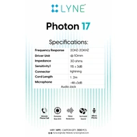 Lyne Photon 17 Wired Earphone - White