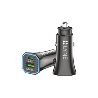 Lyne LYNE Piston 3 Car Chargers - White - White