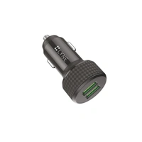 Lyne LYNE Piston 4 Dual USB Port, 3.1 Amp Output Car Charger with Micro USB Cable - White - White