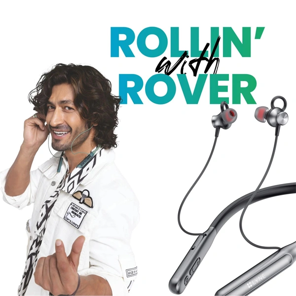 Lyne LYNE Rover 10 Wireless Bluetooth Neckband with IPX5 Water Resistance