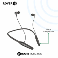Lyne LYNE Rover 15 Bluetooth Neckband with Magnetic Earbuds - Pink - Pink