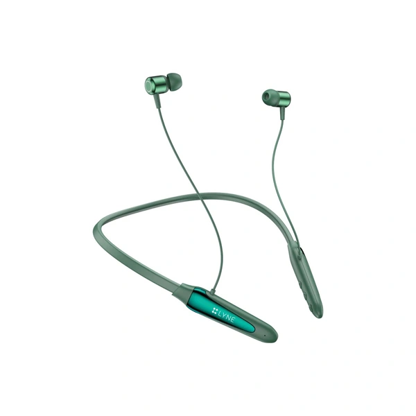 Lyne LYNE Rover 15 Bluetooth Neckband with Magnetic Earbuds - Green - Green