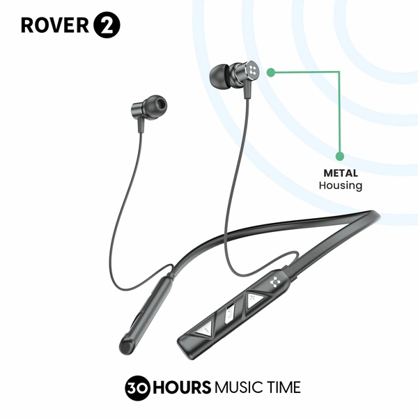 Lyne LYNE Rover 2 Neckband 30 Hours Music Time - Blue - Blue