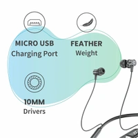 Lyne LYNE Rover 2 Neckband 30 Hours Music Time - Blue - Blue
