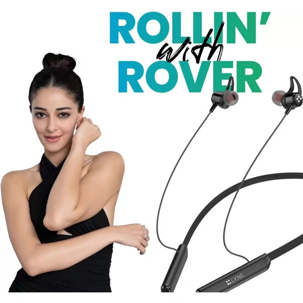 Lyne LYNE Rover 7 20Hours Battery Backup Bluetooth Neckband - Black
