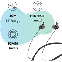 Lyne LYNE Rover 7 20Hours Battery Backup Bluetooth Neckband - Black