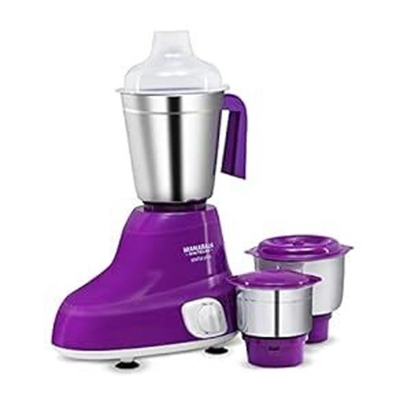 Maharaja Whiteline Stellar Plus 500 Watt Mixer Grinder with 3 Stainless Steel Jars