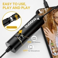 Maono MAONO AU-100 Auxiliary Omnidirectional Lavalier Clip On Collar Microphone