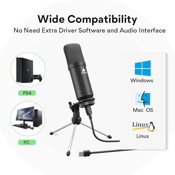 Maono AU-A04TR USB Condenser Cardioid Microphone