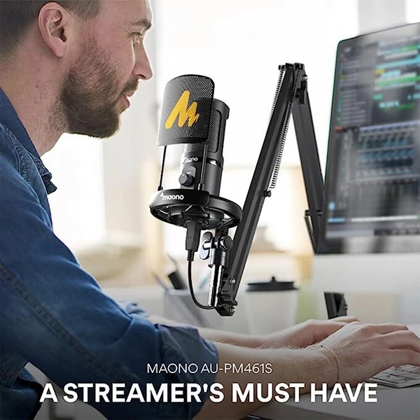 Maono AU-PM461S Microphone - Black