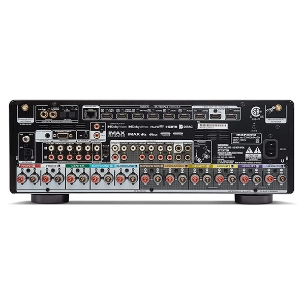 Marantz Cinema 50 Channel 9.4 AV Receiver - Black, Silver