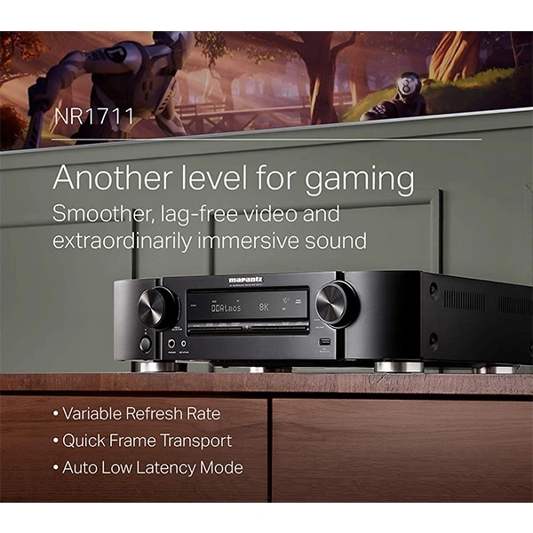 Marantz NR1711 8K Slim Ultra HD AV Receiver