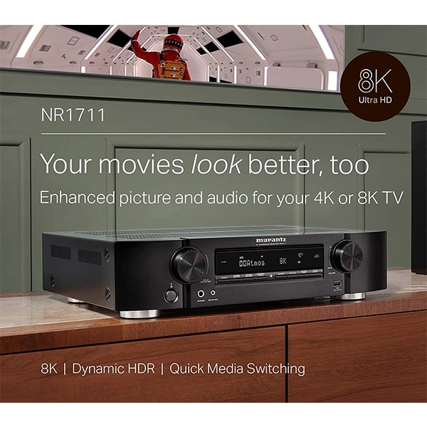 Marantz NR1711 8K Slim Ultra HD AV Receiver
