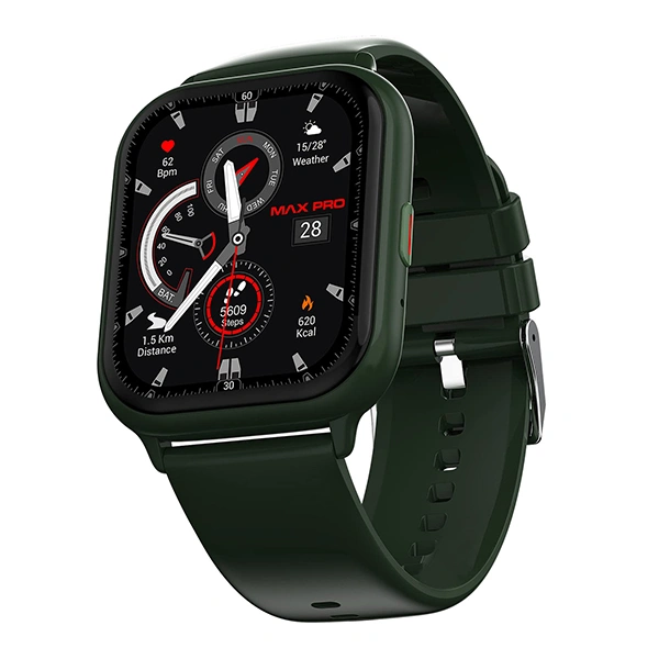 Maxima Max Pro Sky 1.85" HD Smart Watch - Army Green - Army Green