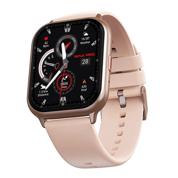 Maxima Max Pro Sky 1.85" HD Smart Watch - Gold Peech - Gold Peech