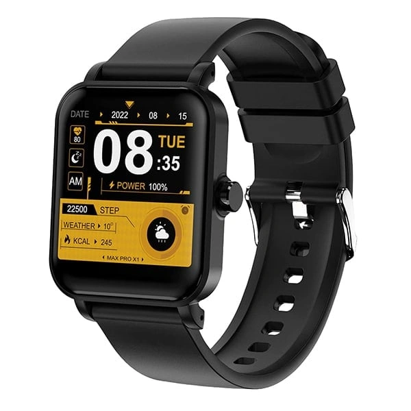 Maxima Max Pro X1 Smartwatch - Black - Black