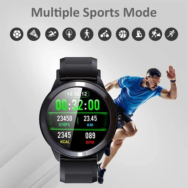Maxima Max Pro X4 Smart Watch with SpO2 - Blue - Blue
