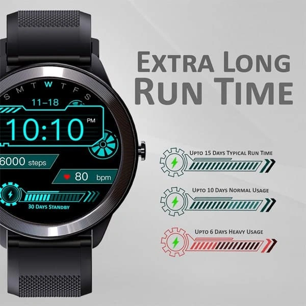 Maxima Max Pro X4 Smart Watch with SpO2 - Blue - Blue