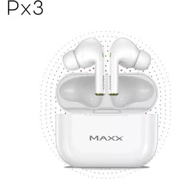 MAXX PX3 Earpods Bluetooth Headset - White - White