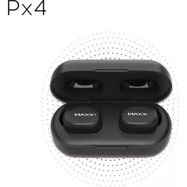MAXX PX4 Earpods Bluetooth Headset - Black - Black
