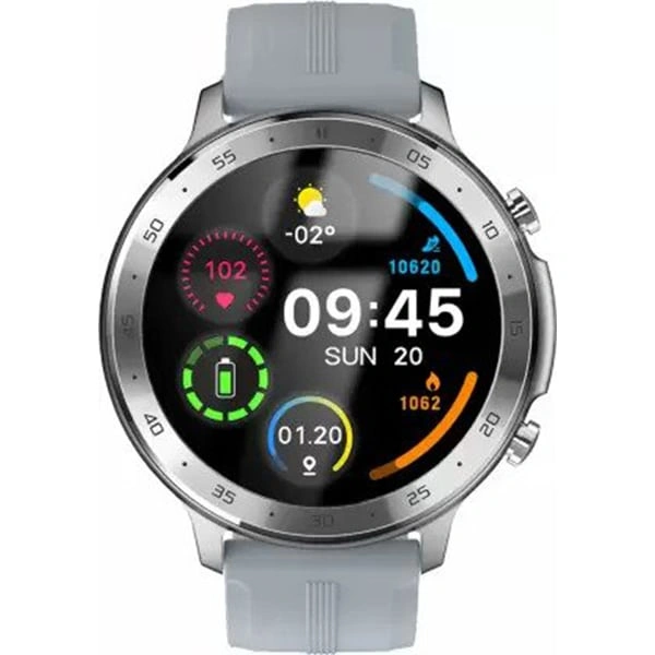 MAXX SX25 Pro 1.28'' Display Smart Watch - Grey - Grey