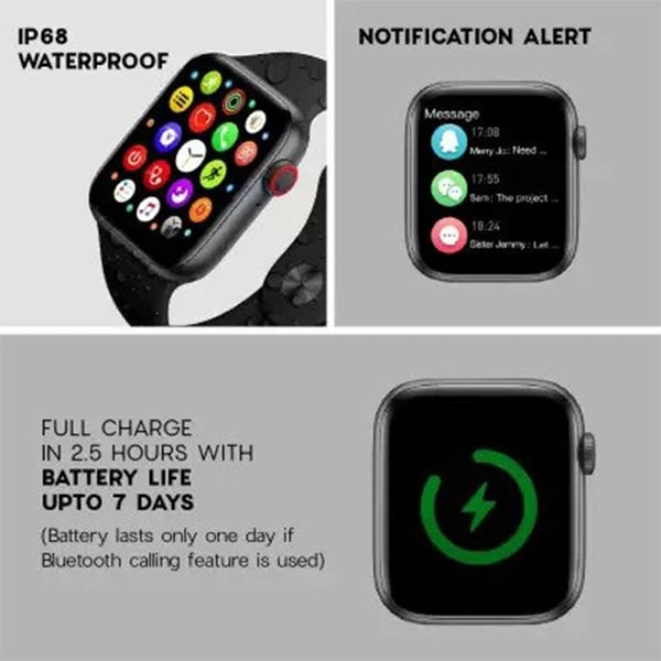 MAXX SX7 Pro Bluetooth Calling Smart Watch - Grey - Grey