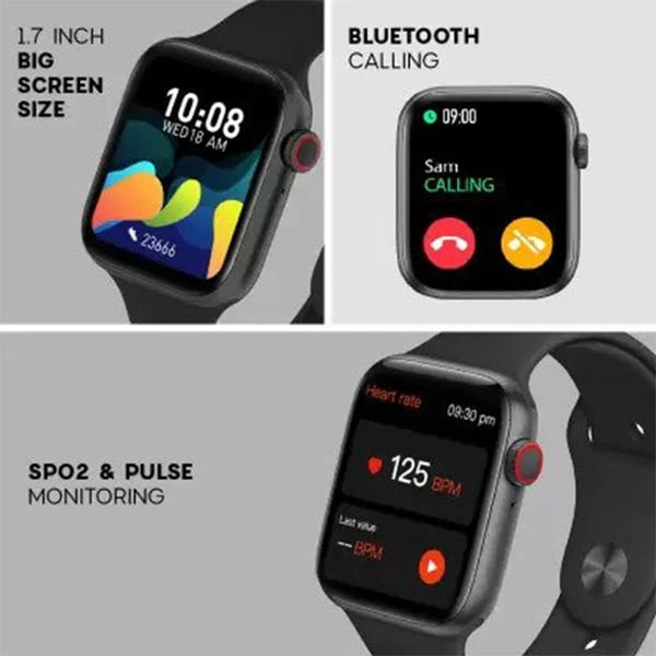 MAXX SX7 Pro Bluetooth Calling Smart Watch - Grey - Grey