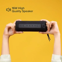 Mi Portable 16W Bluetooth Speaker - Black - Black