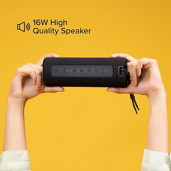 Mi Portable 16W Bluetooth Speaker - Black - Black