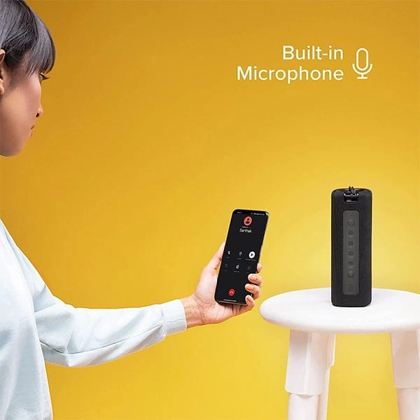 Mi Portable 16W Bluetooth Speaker - Black - Black