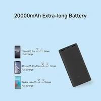 Mi Power Bank 3i 20000mAh Power Bank - Classic Black - Classic Black