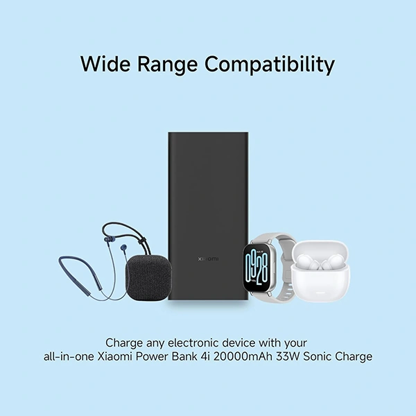 Mi Power Bank 3i 20000mAh Power Bank - Classic Black - Classic Black
