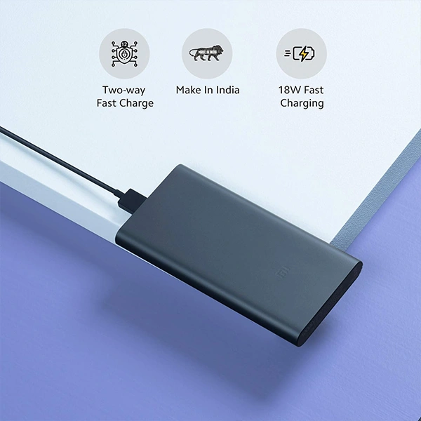 Mi Power Bank 4i 10000mAh Power Bank - Blue - Blue