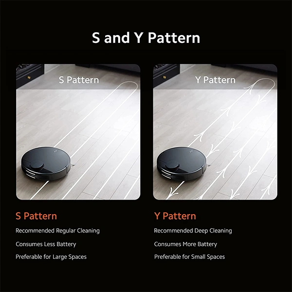 Mi Robot Vacuum-Mop P with Intelligent mapping Robotic Floor Cleaner - Black, Blue