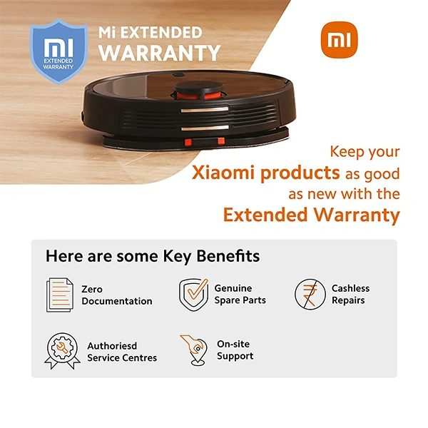 Mi Robot Vacuum-Mop P with Intelligent mapping Robotic Floor Cleaner - Black, Blue