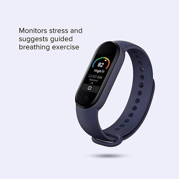Mi Smart Band 5- India's No. 1 Fitness Band - Black, Grey, Rose Gold