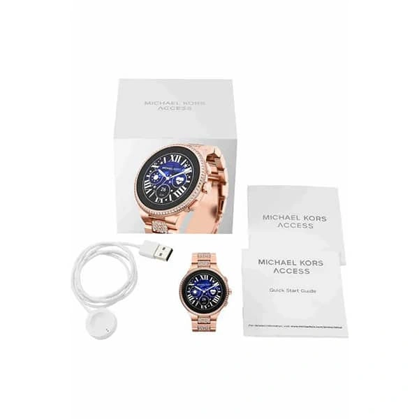 Michael Kors Gen 6 Camille Full Color Display Stainless Steel Digital Watch (MKT5147)