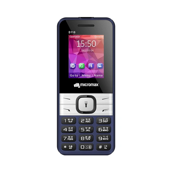Micromax S116 Keypad Mobile - Blue - Blue