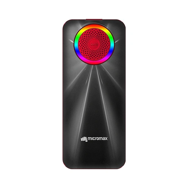 Micromax S116 Keypad Mobile - Black/Red - Black/Red