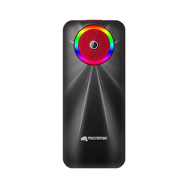 Micromax S117 Keypad Mobile - Black/Red - Black/Red