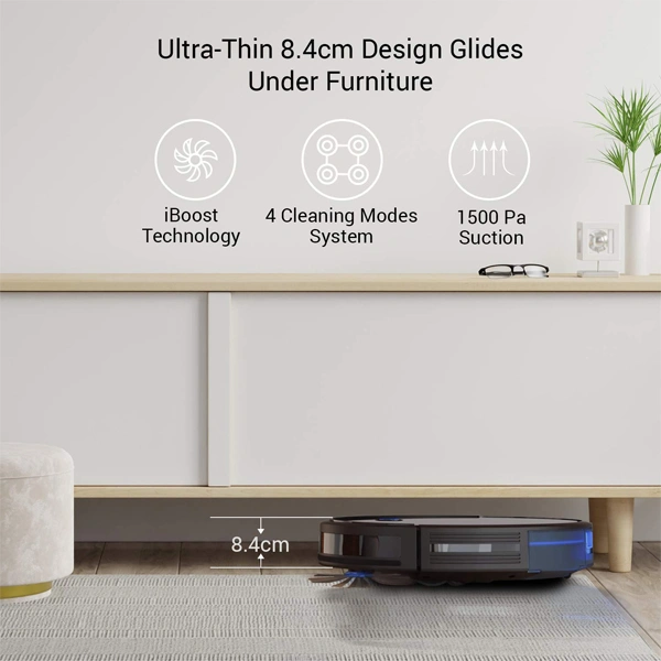 Milagrow Milagorw BlackCat 23 Nano Wet & Dry Floor Cleaning Robot with 2600 mAh Battery
