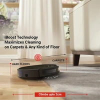 Milagrow BlackCat 21 Robotic Floor Cleaner with 2 in 1 Mopping and Vacuum