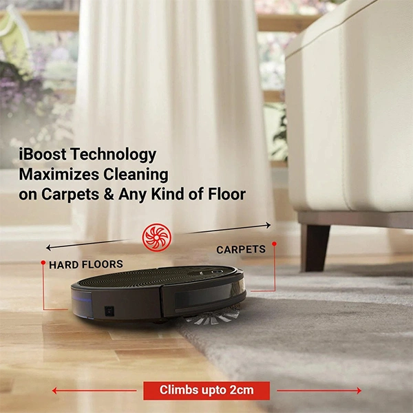 Milagrow BlackCat 21 Robotic Floor Cleaner with 2 in 1 Mopping and Vacuum