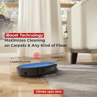 Milagrow BlueBee Dry & Wet Robotic Vacuum Cleaner, Remote Control