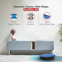 Milagrow BlueBee Dry & Wet Robotic Vacuum Cleaner, Remote Control