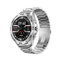 Minix Prime Metal Chain 1.32 inch Semi-Amoled Bluetooth Calling Smartwatch - Black Steel - Black Steel