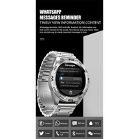 Minix Prime Metal Chain 1.32 inch Semi-Amoled Bluetooth Calling Smartwatch - Black Steel - Black Steel