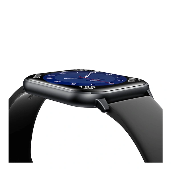 Minix Pro 1.85 inch HD Display Bluetooth Calling Smartwatch With Voice Assistance - Black - Black